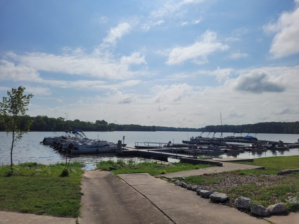 Boat launch at Comlara Park