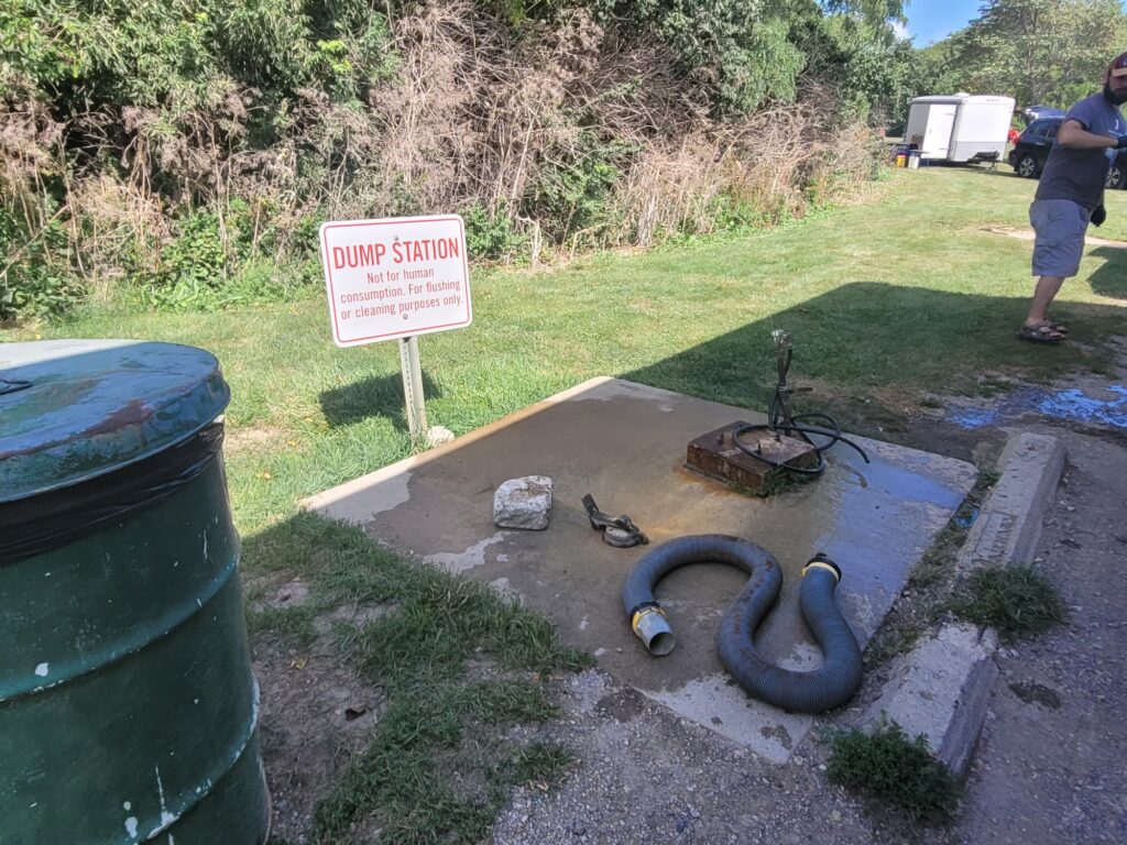 Dump station at Comlara Park