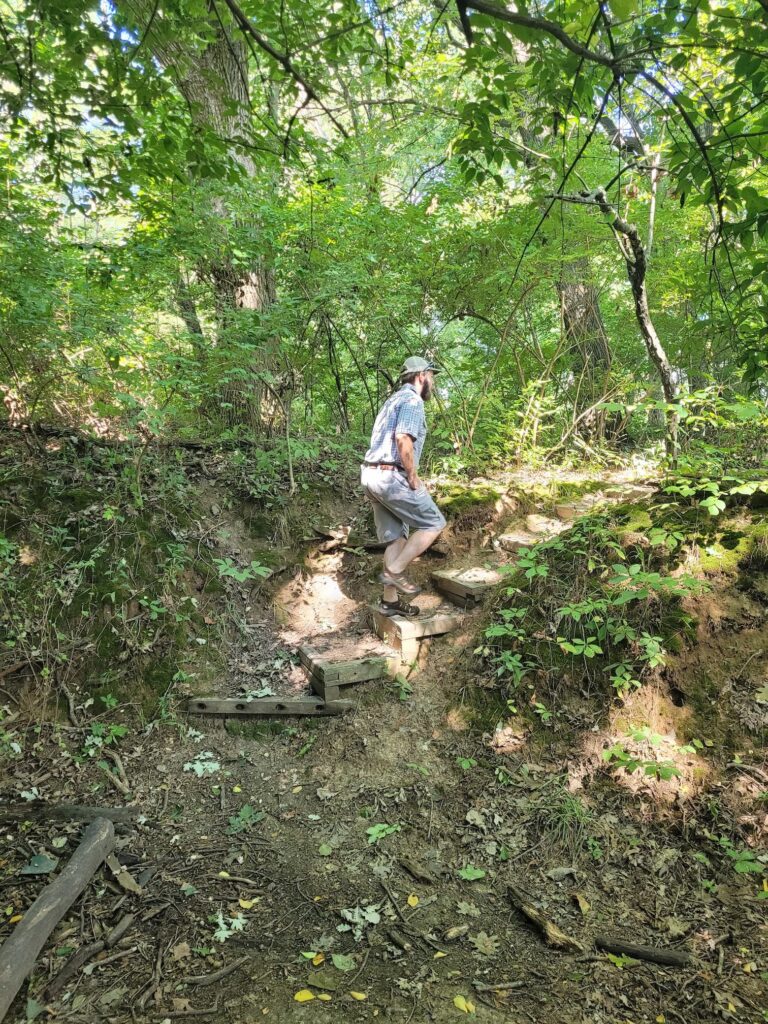 Josh hiking at Comlara Park