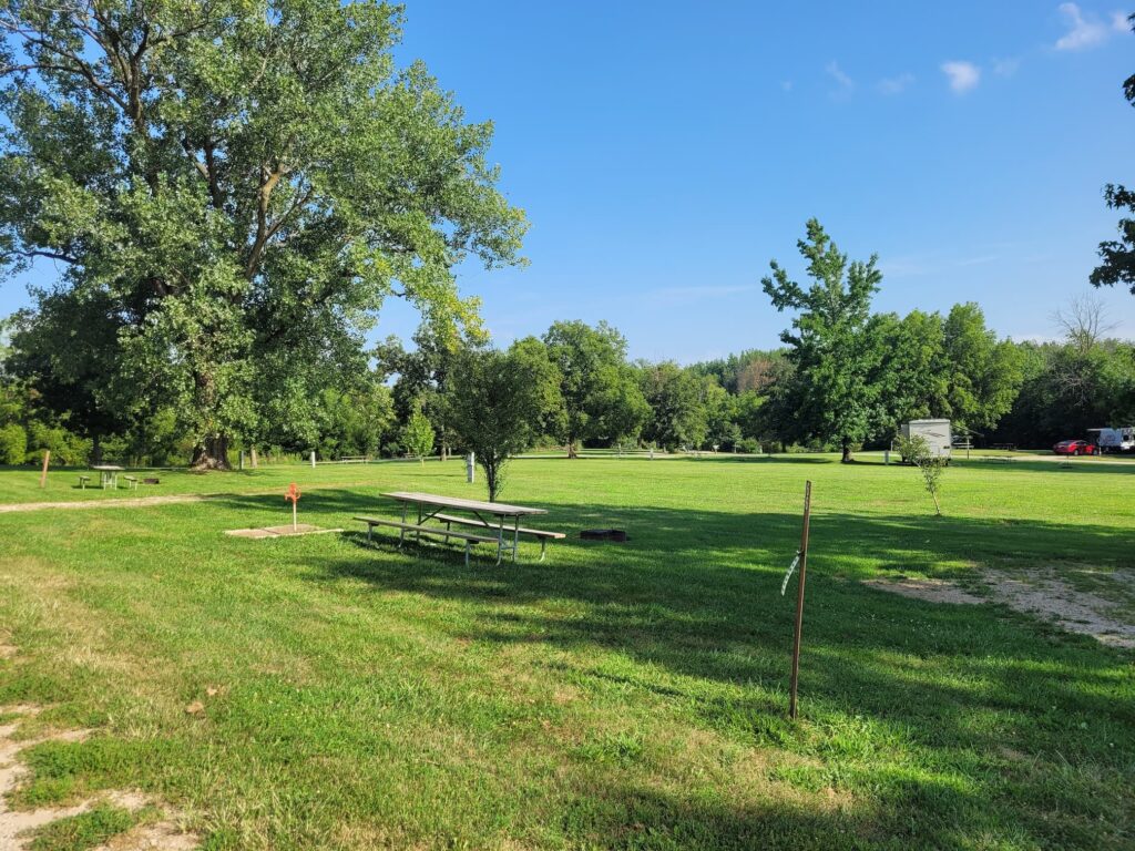 Campsites at Comlara Park