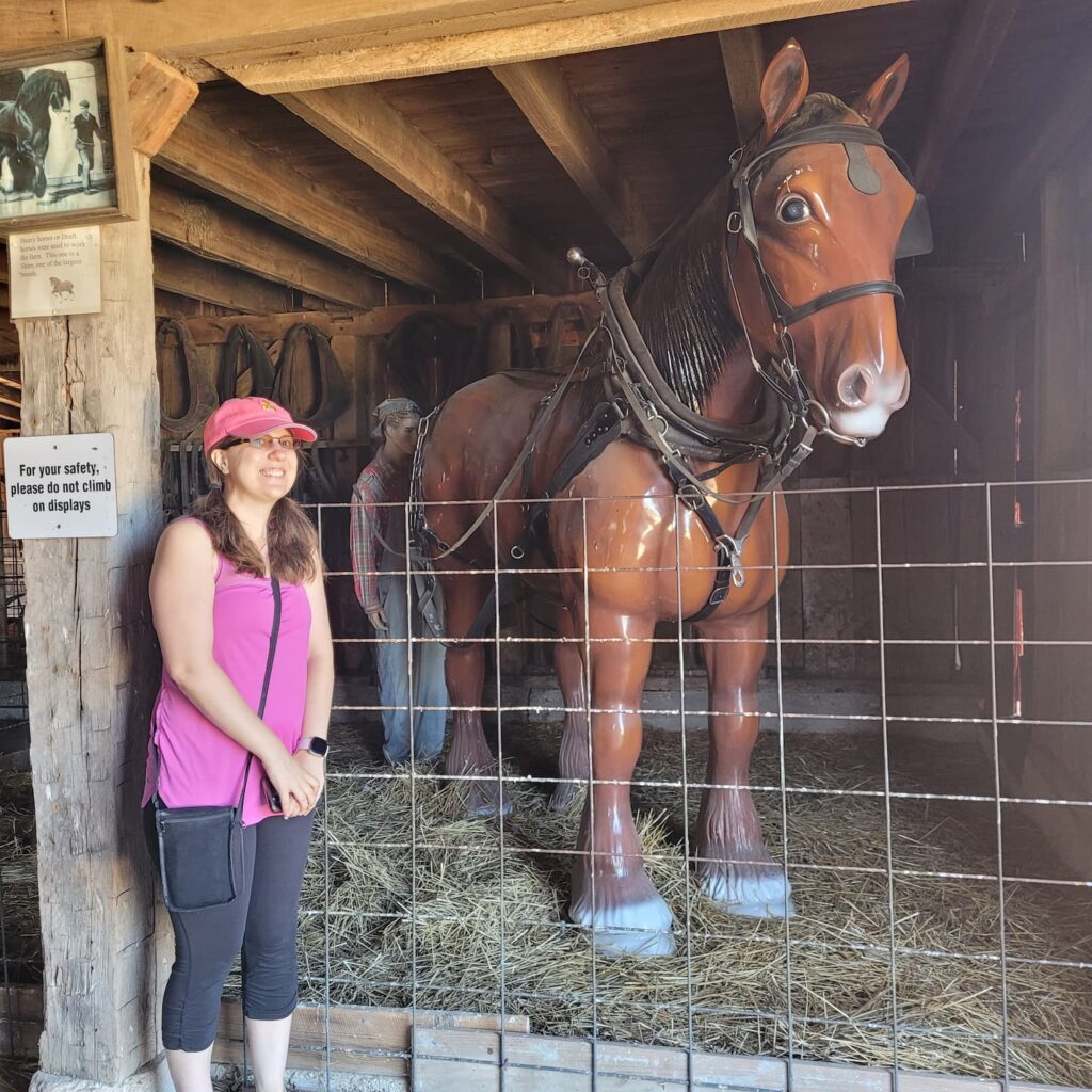 Liz at Heritage Prairie Farm