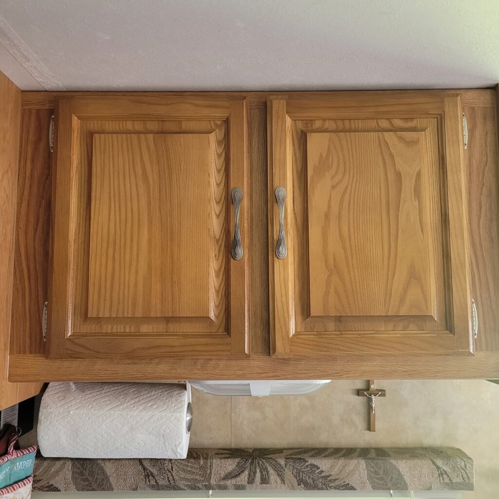 Photo of wood rv cabinet
