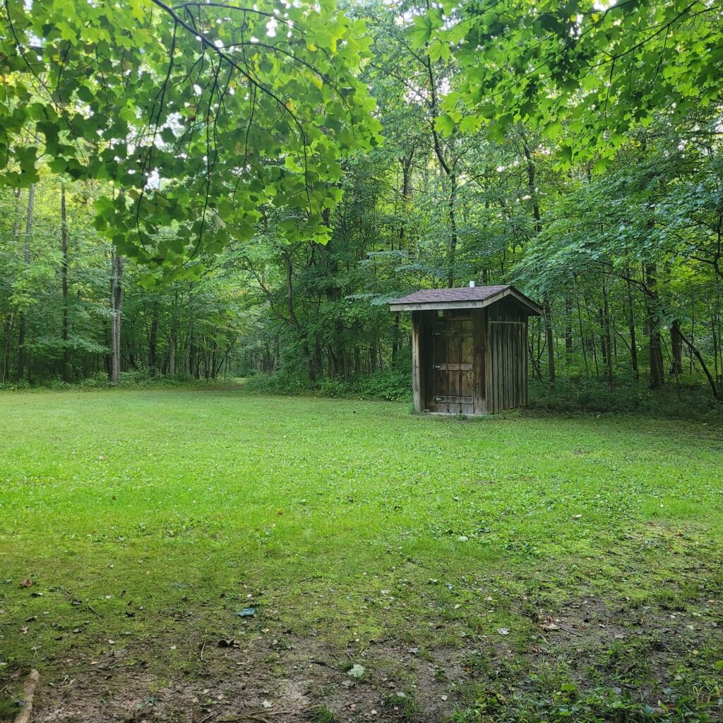 Outhouse at Forest Glen Preserve