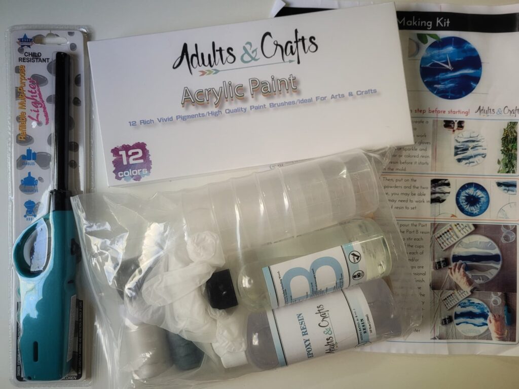 photo of resign craft kit