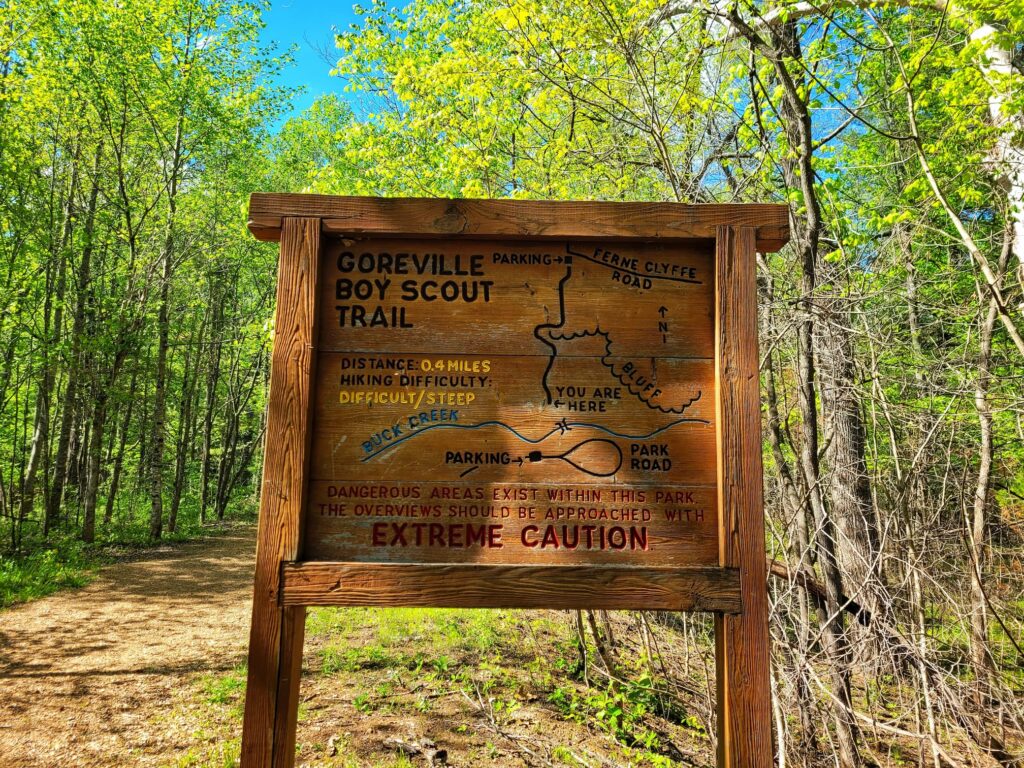 Photo of Goreville Boy Scout Trail Sign
