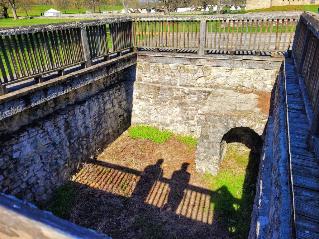 stone foundations at fort de chartres