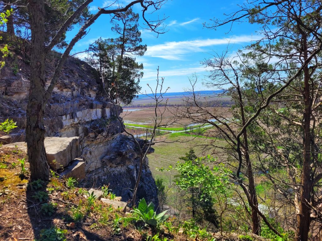 view from Fults Hill in Prairie du Rocher