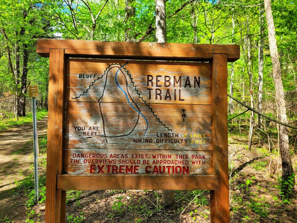 Photo of Rebman Trail Sign