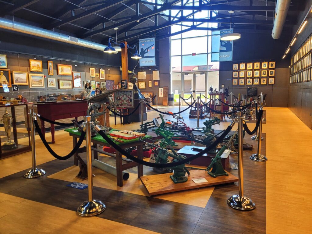 collections of traps at world trapshooting hall of fame and museum
