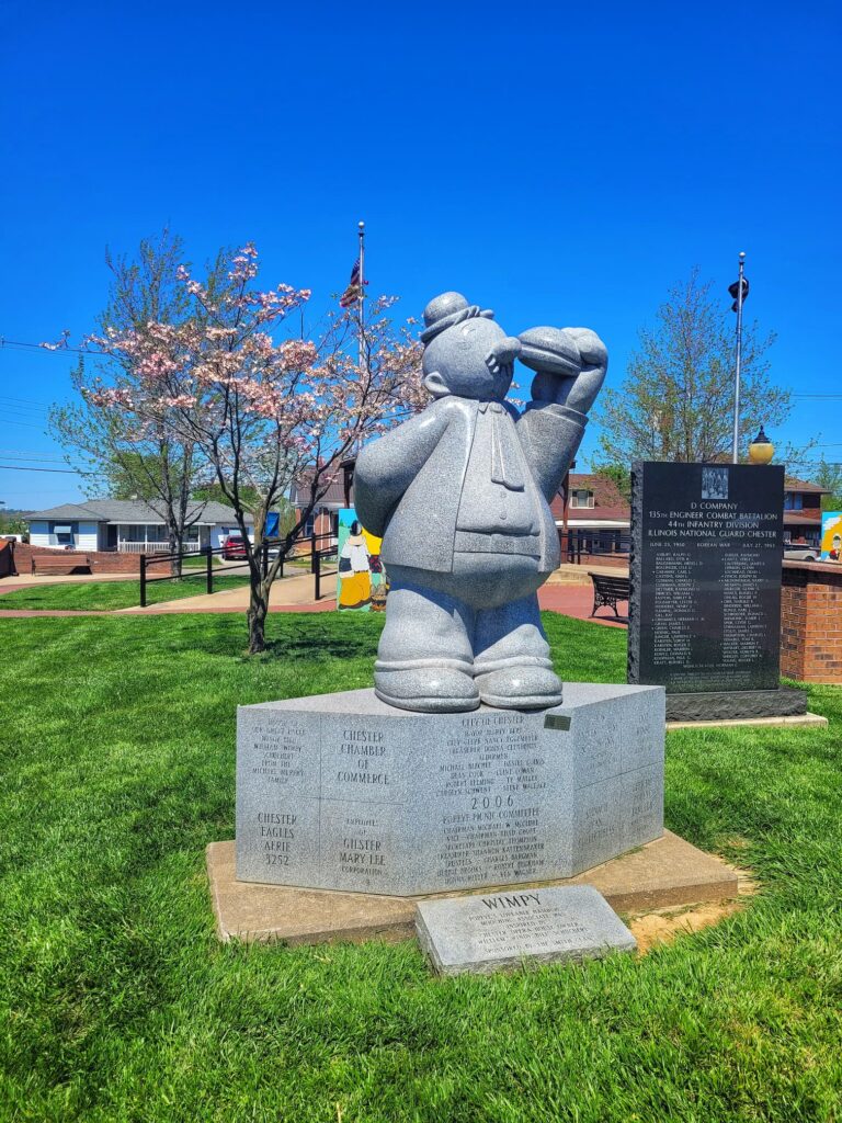 Statue of Wimpy in Chester