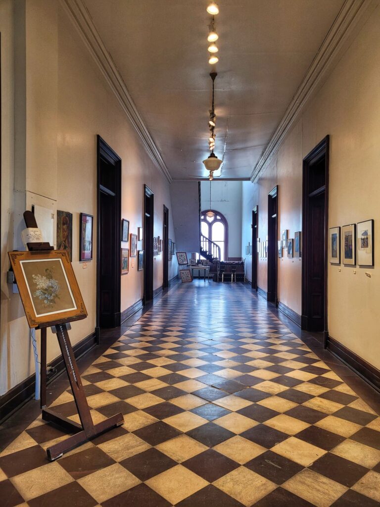 second floor hallways of cairo custom house museum