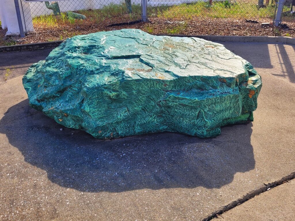 photo of large kryptonite rock