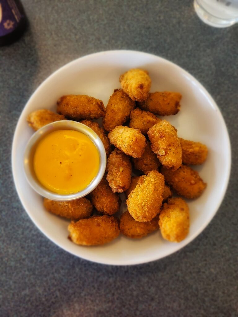 Photo of fried mac and cheese bites