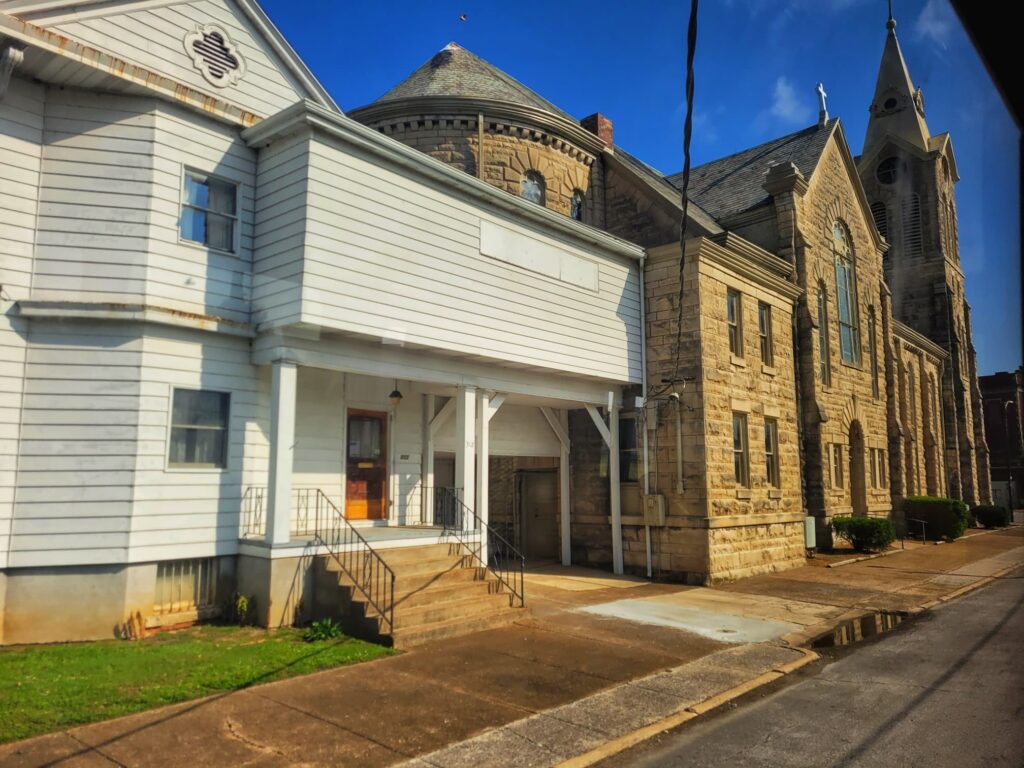 photo of church in downtown Cairo Illinois