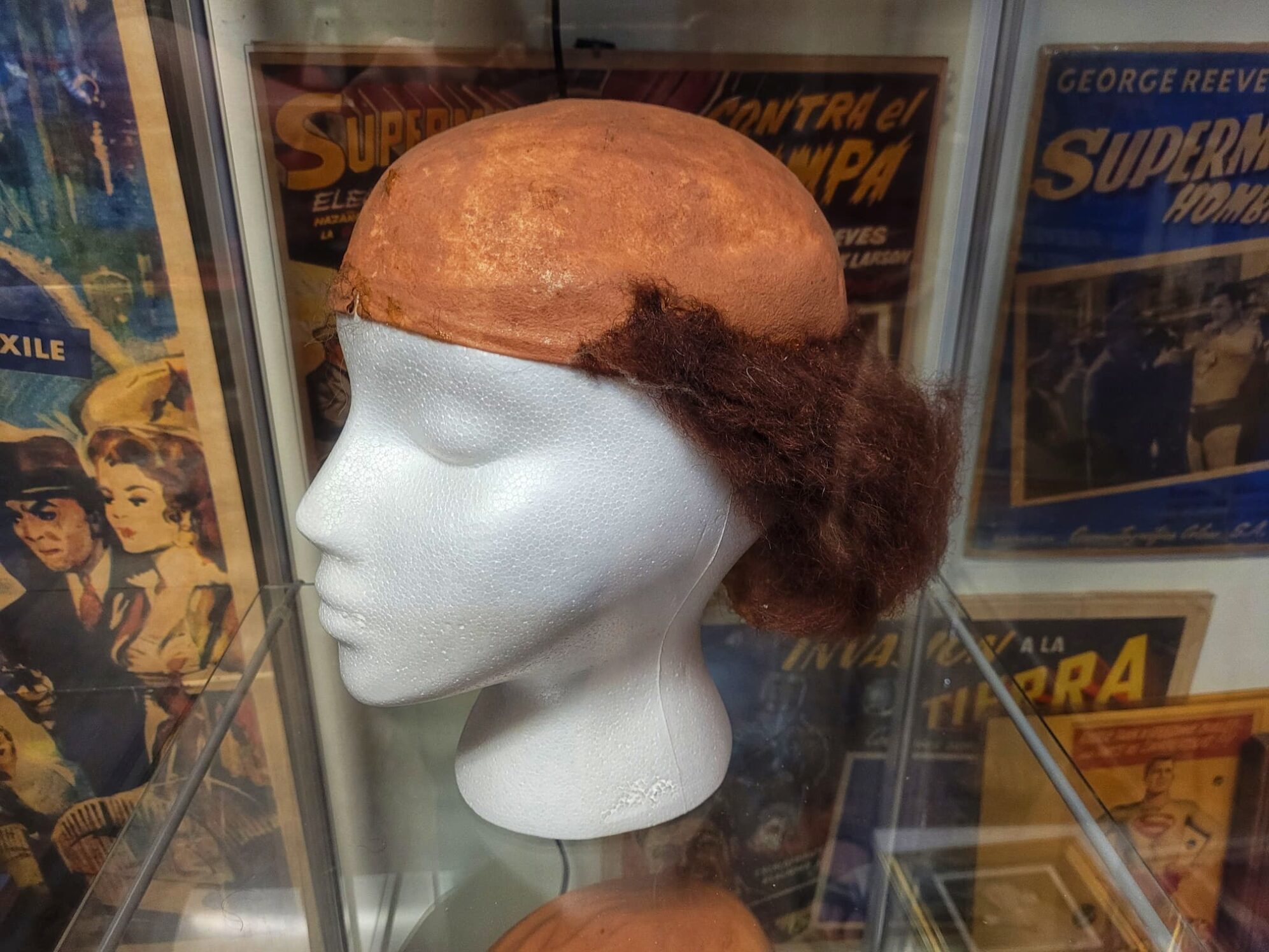 photo of wig used in movie Superman and the Mole Men