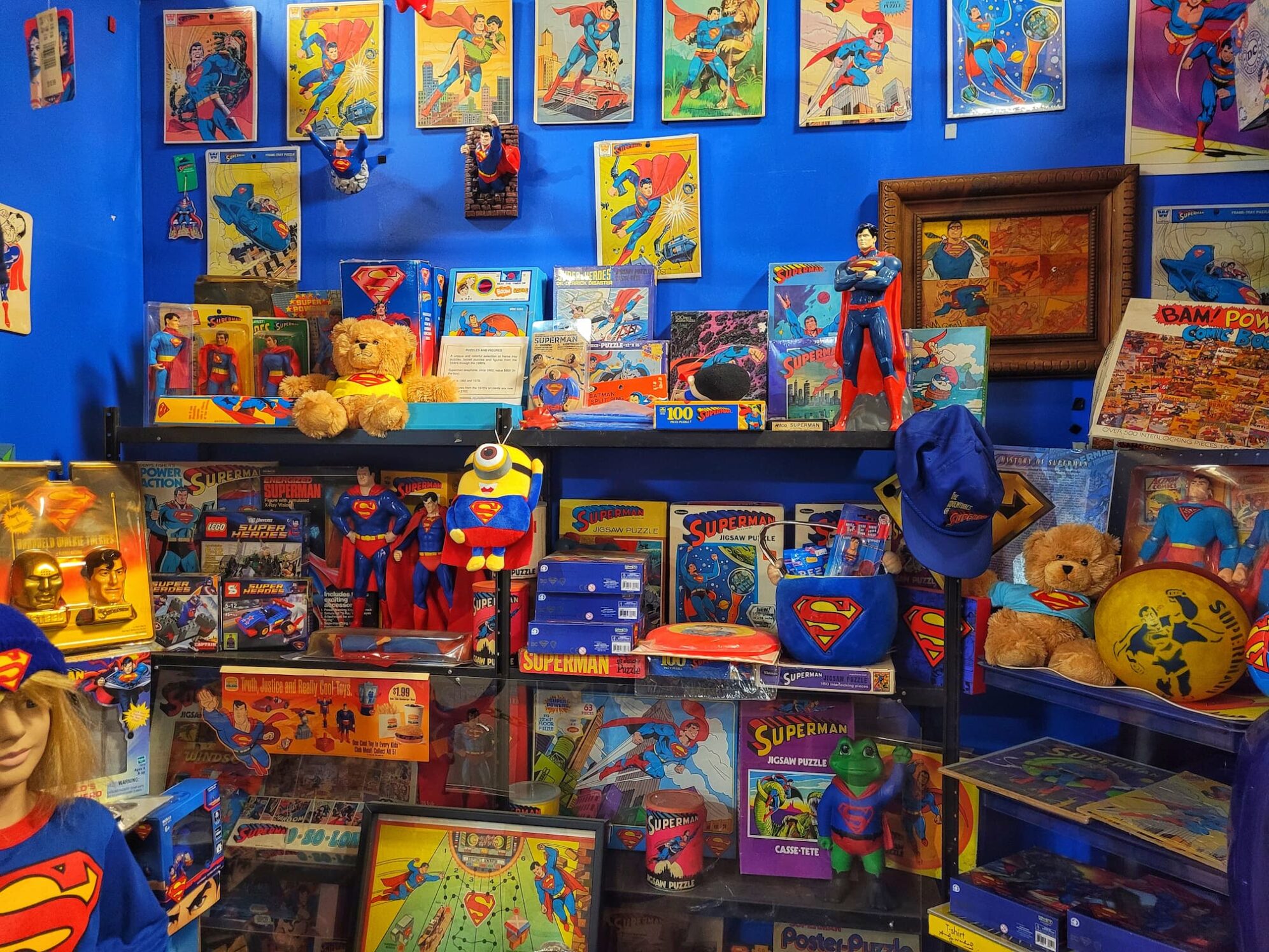 photo of Superman puzzles and toys