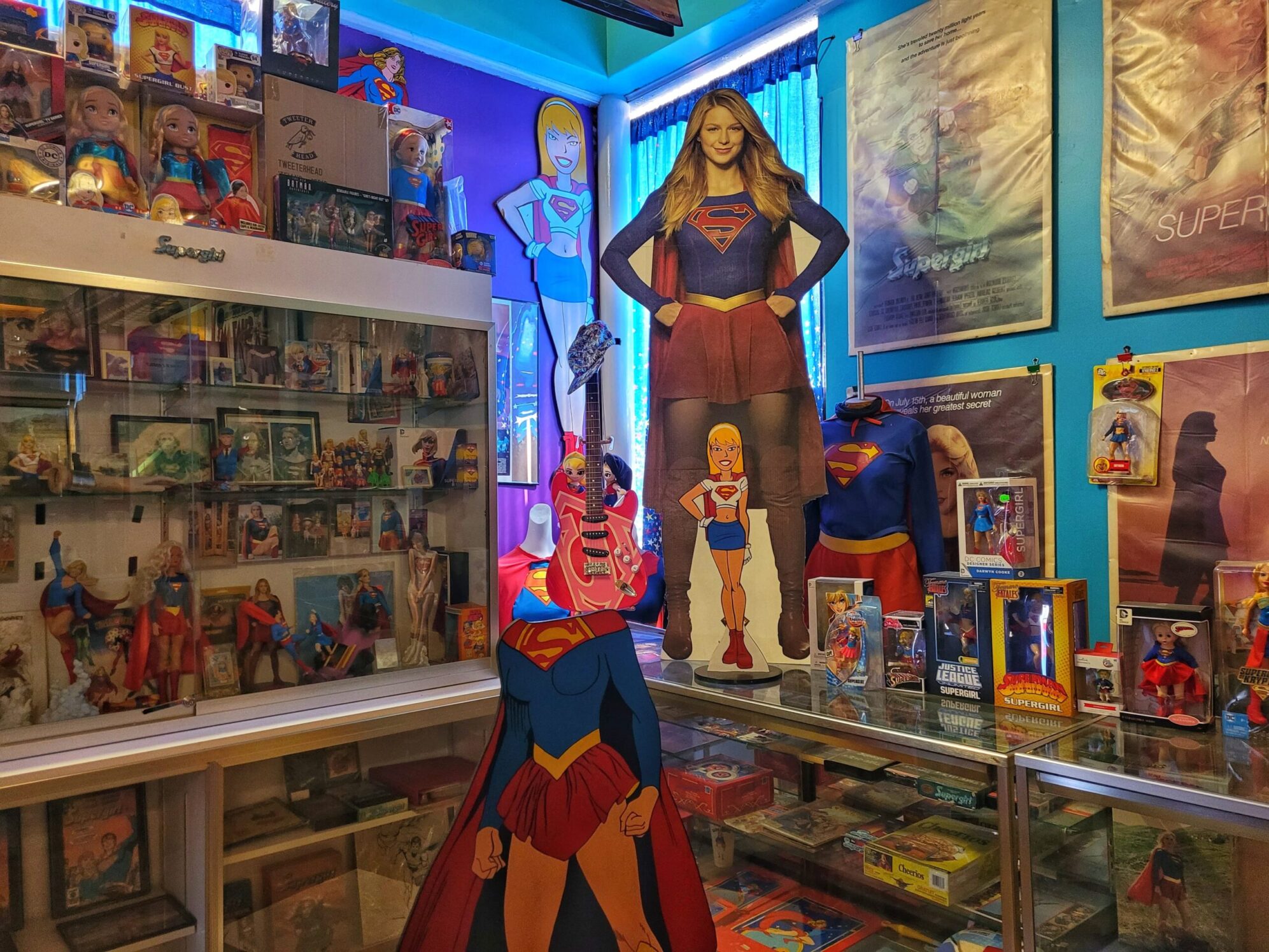 photo of Supergirl memorabilia