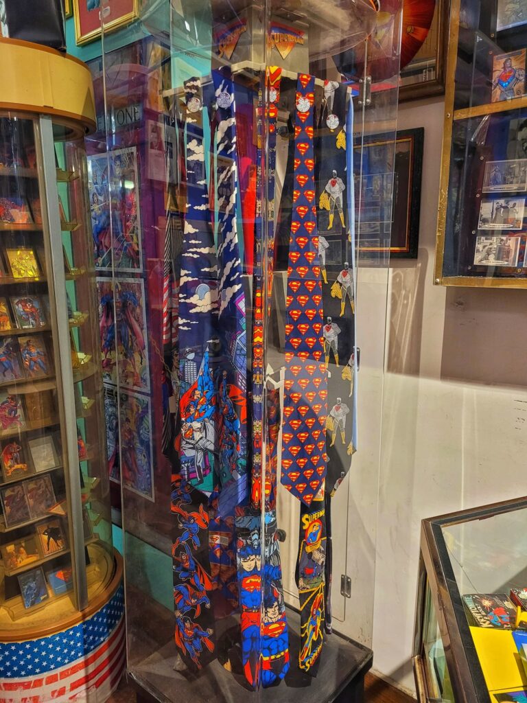 photo from 2024 of Superman ties