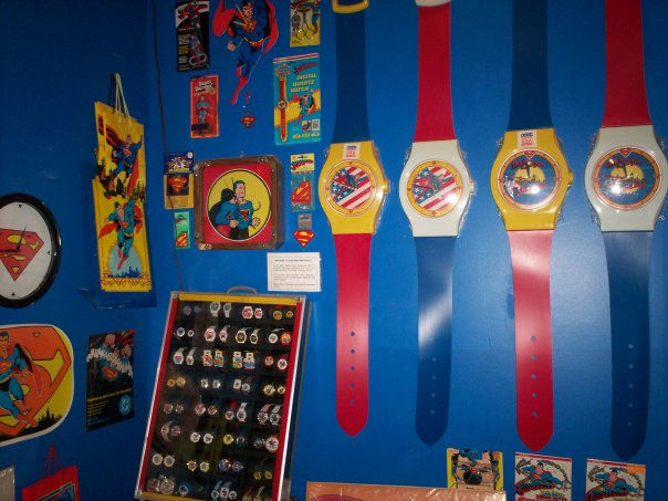 photo from 2008 of Superman watches