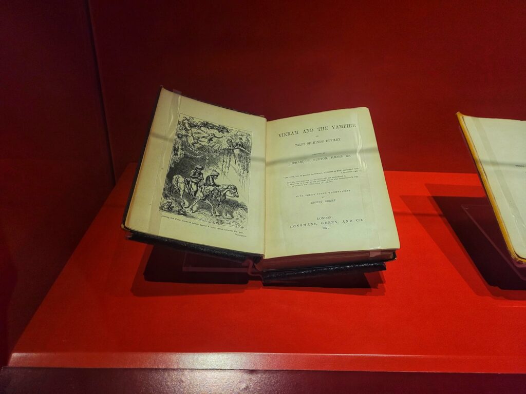 photo of old vampire book