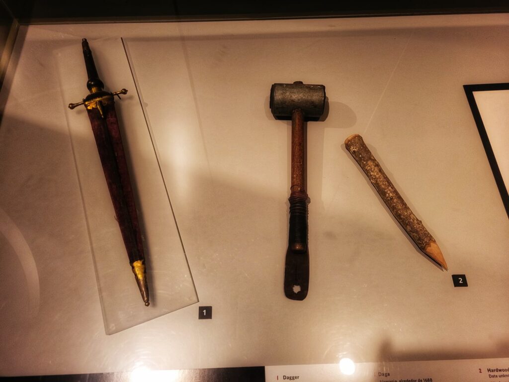 photo of display of vampire hunting tools