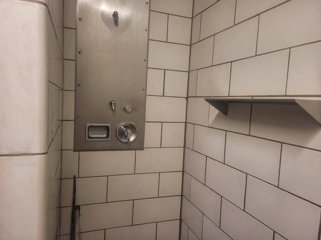photo inside shower house