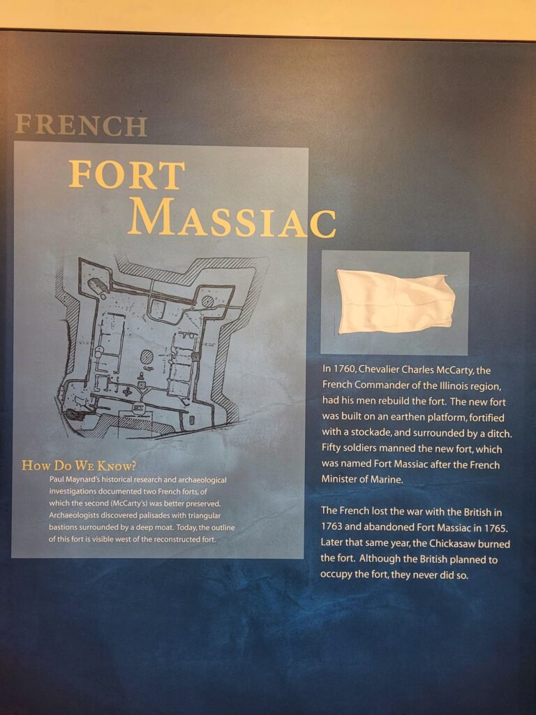 photo of sign about french fort massiac