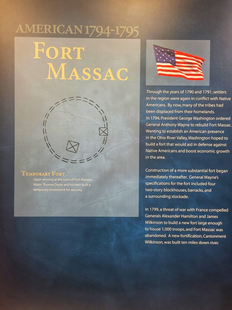 photo of sign about american fort massac