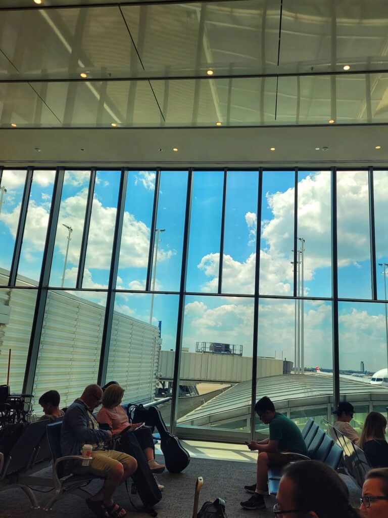 photo of O'Hare airport gate