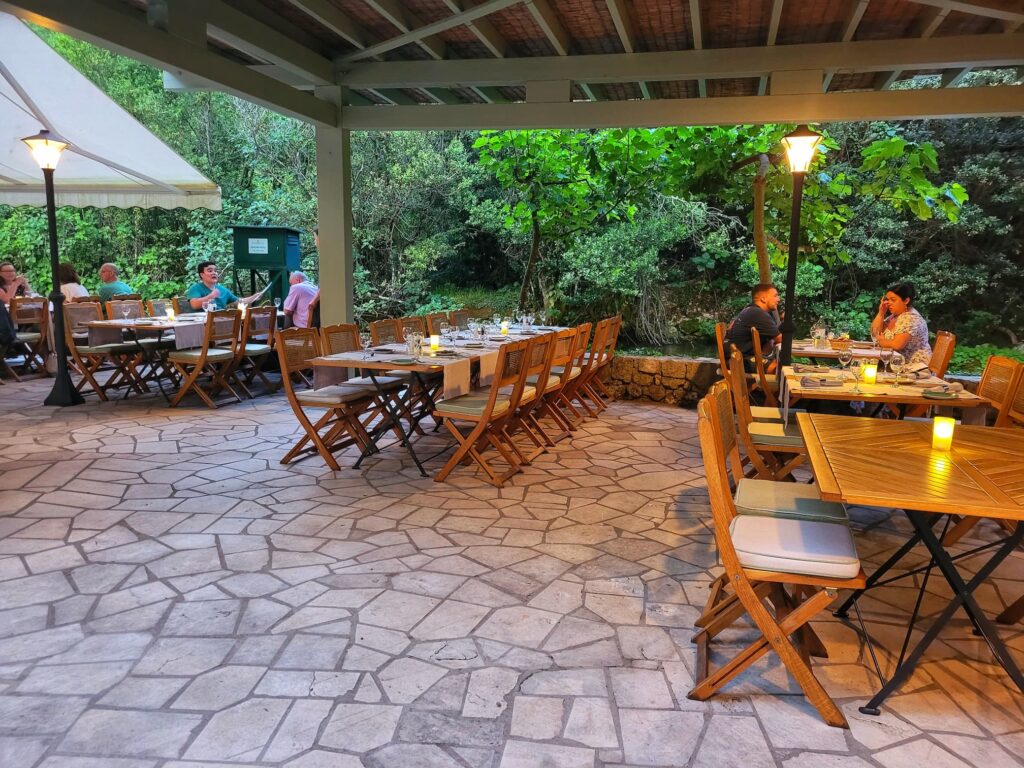 photo of Konavoski Dvori restaurant outdoor dining area