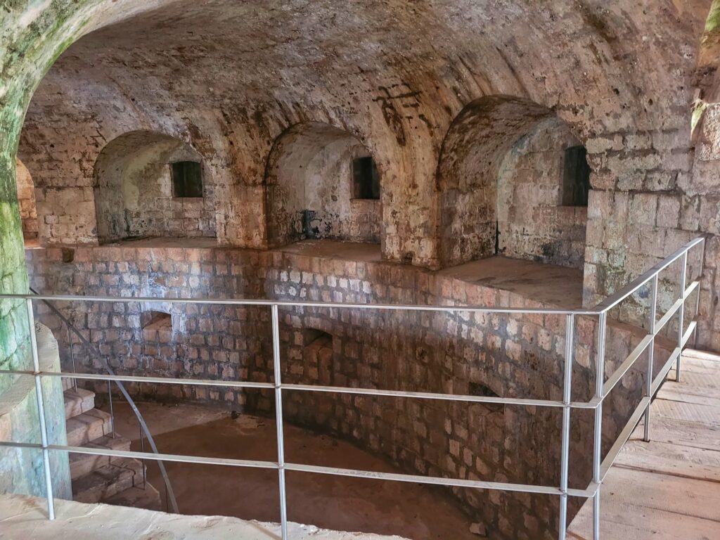 photo of inside Fort Royal