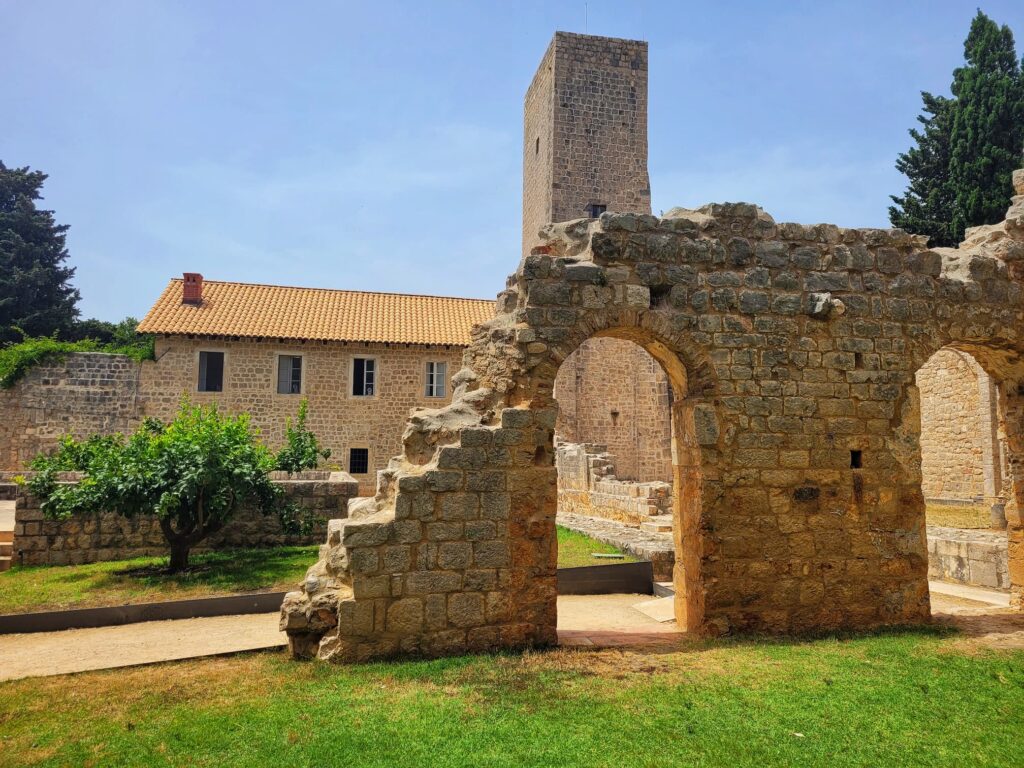 photo of Lokrum Island monastery ruins