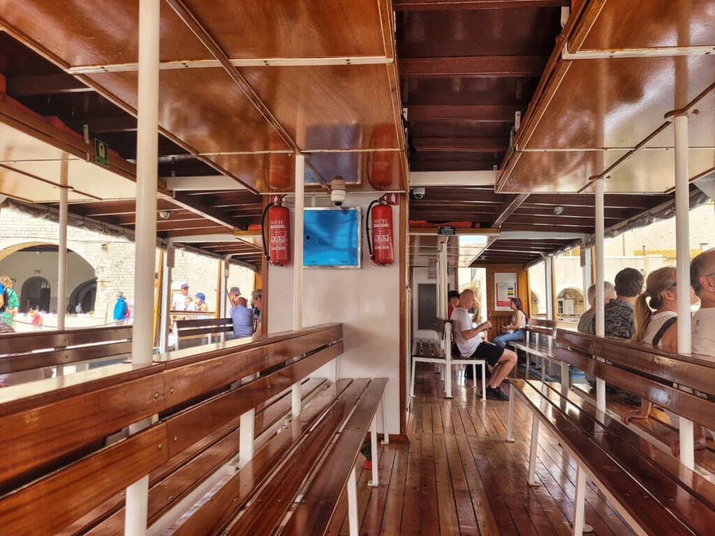 photo of Lokrum Island ferry seats