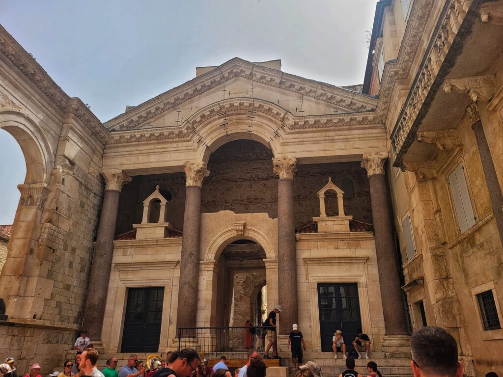 photo of diocletian's palace peristyle