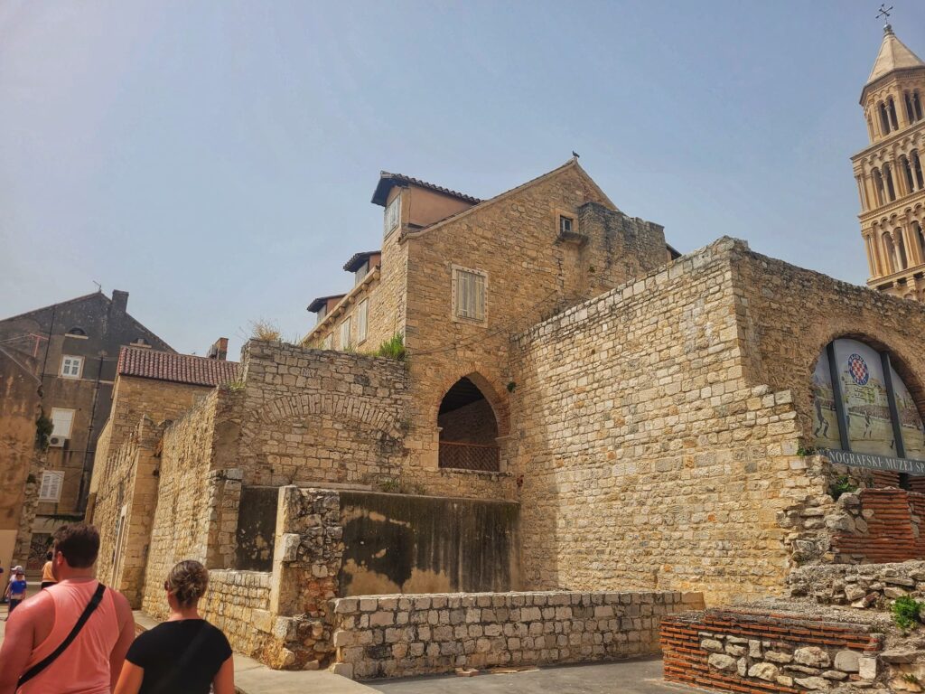 photo of diocletian's palace in split