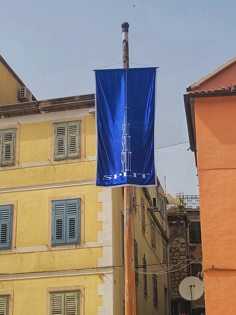 photo of split croatia city flag