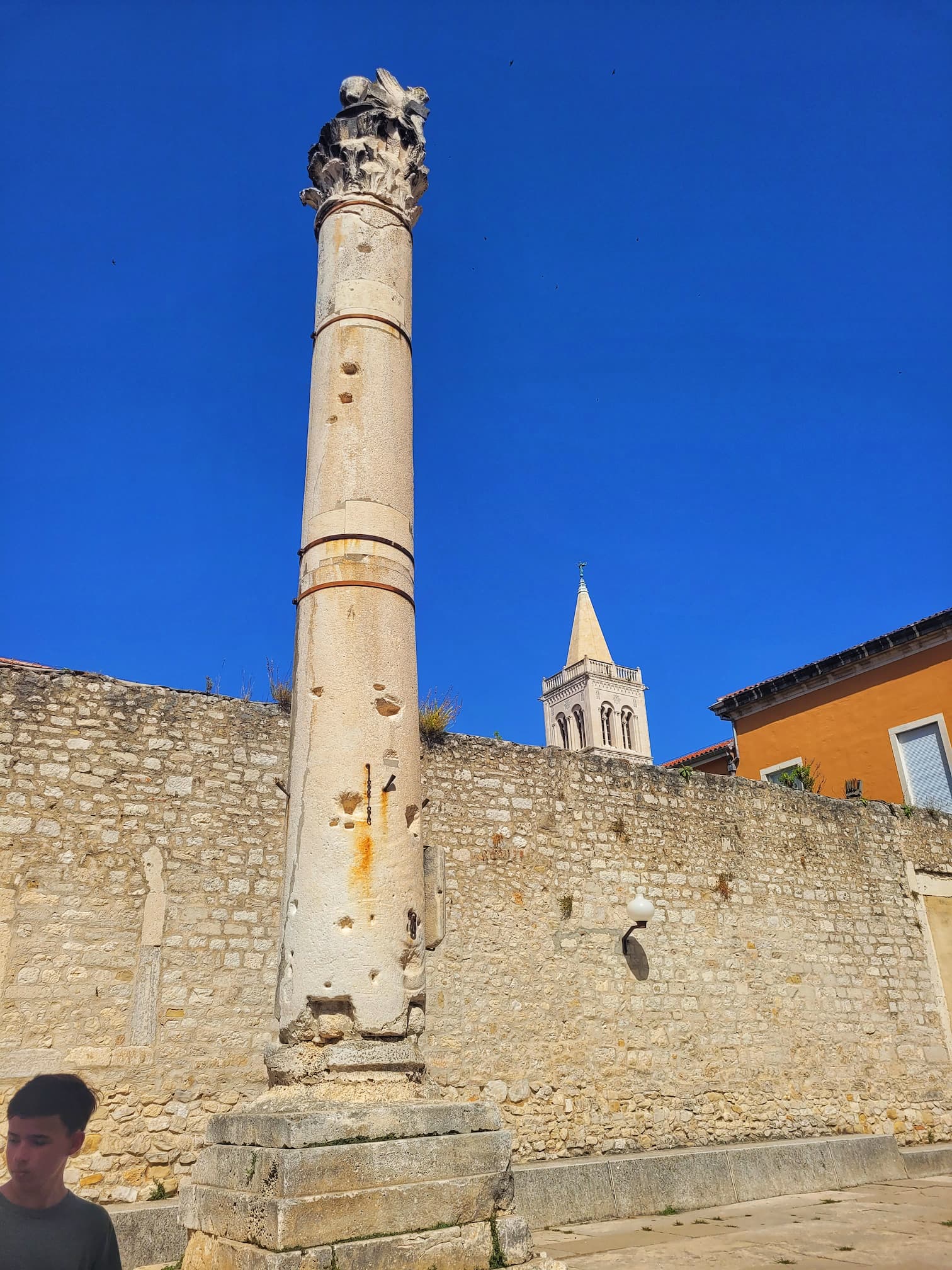 photo of Zadar pillar of shame