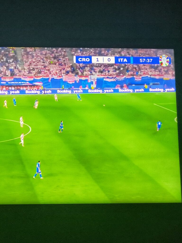 photo of croatia vs italy football game