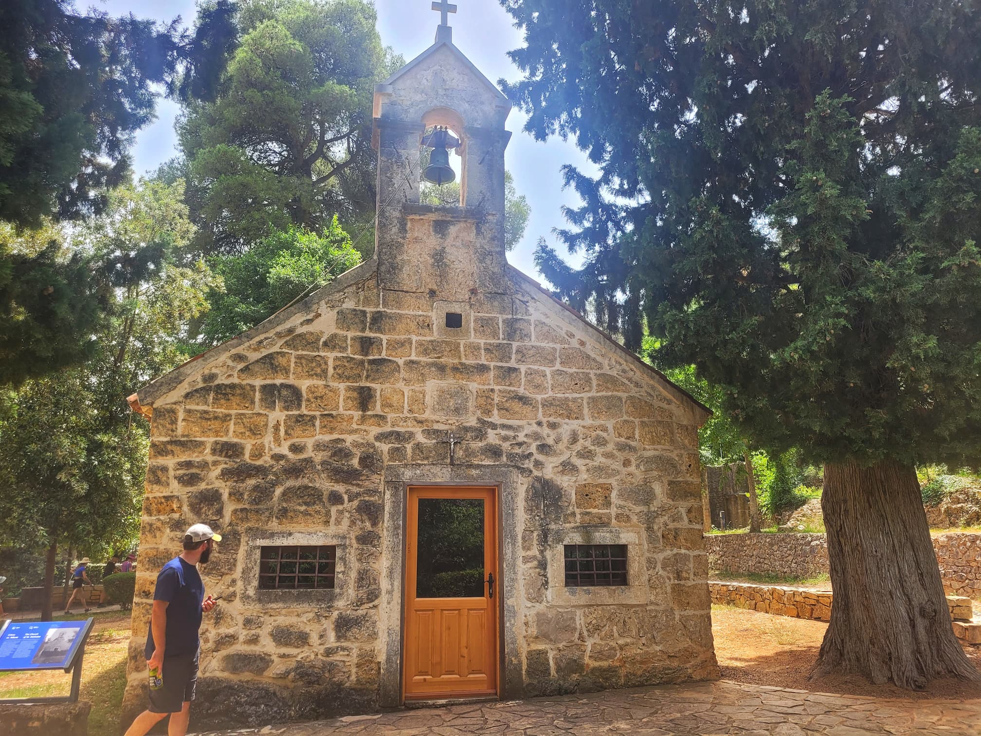 photo of church at Krka Falls