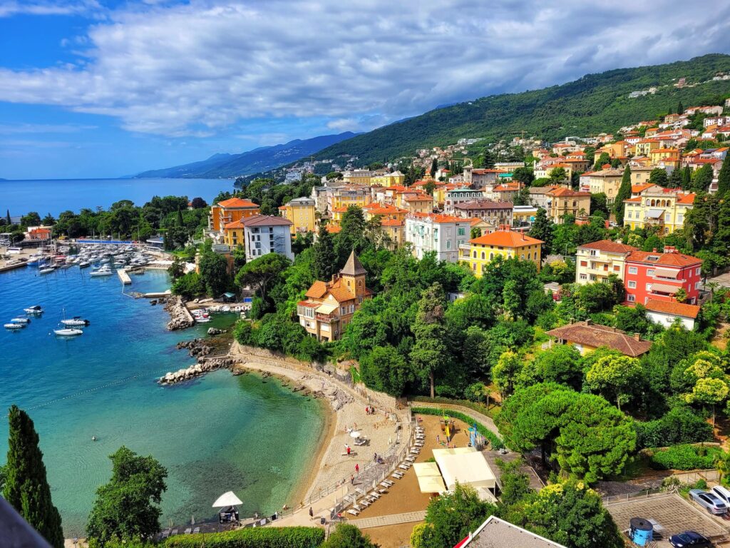 view from our opatija hotel