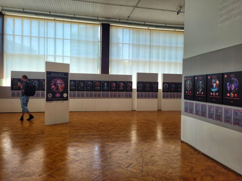 photo of elementally ai exhibit