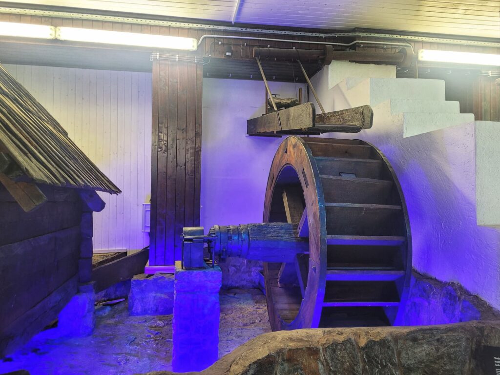 photo of model water mill