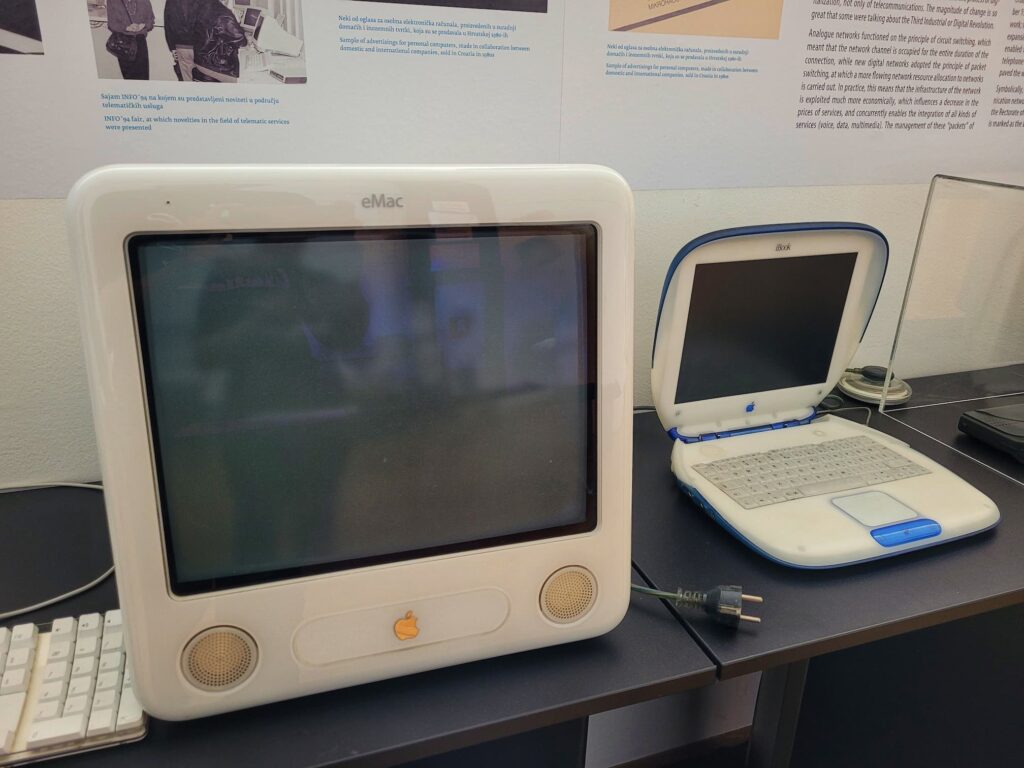 photo of old apple computers