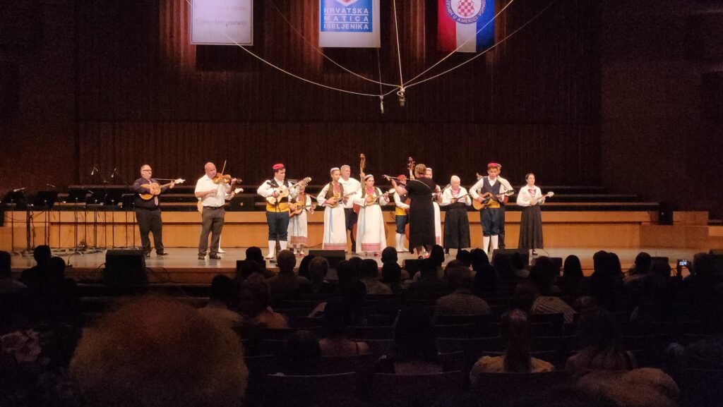 photo of american croatian waukegan tamburitzans performing in lisinski hall