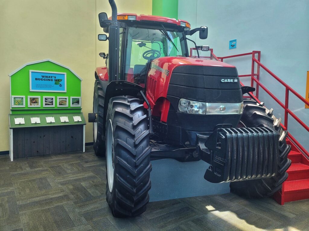 photo of tractor at discovery center museum