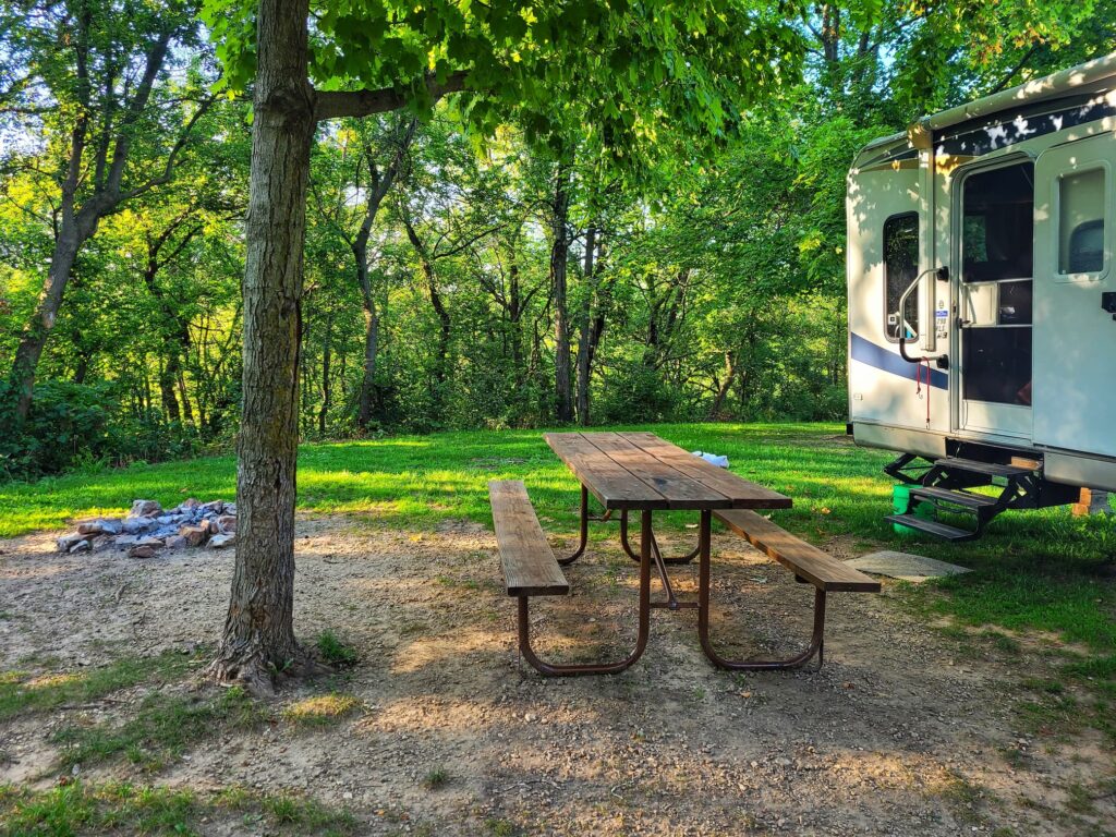 photo of campsite details