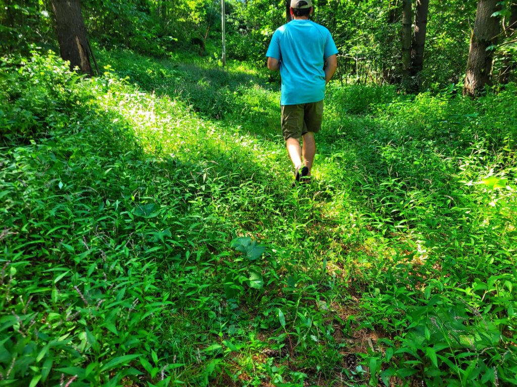 photo of josh hiking at blackhawk lake