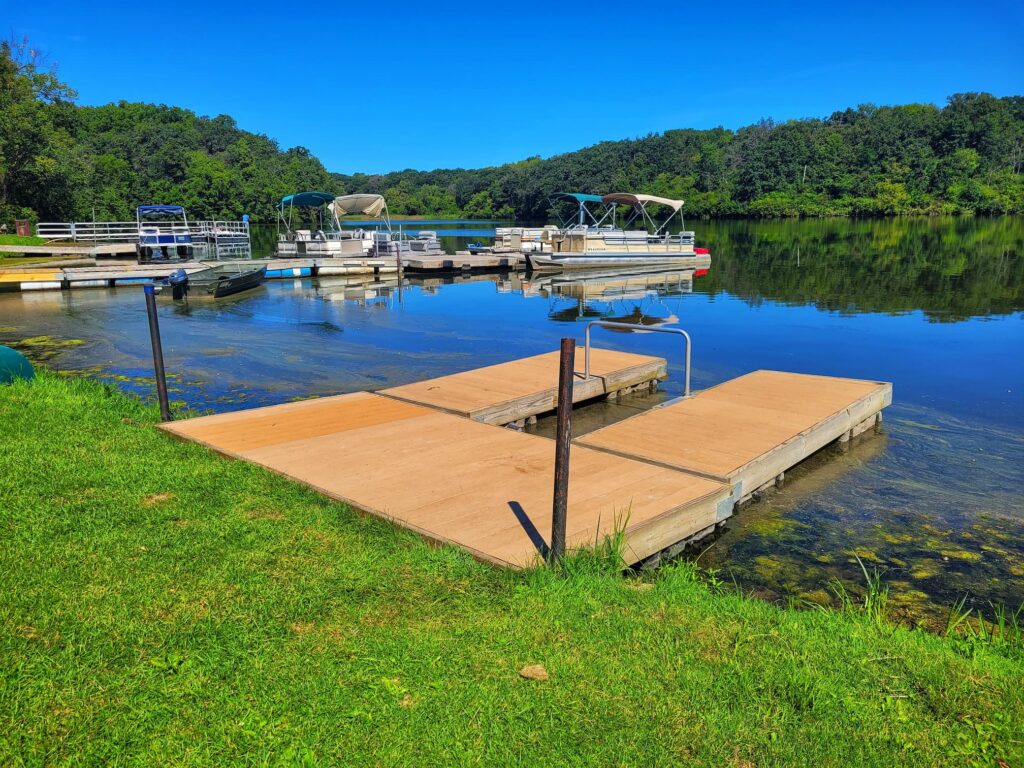 photo of kayak launch at blackhawk lake