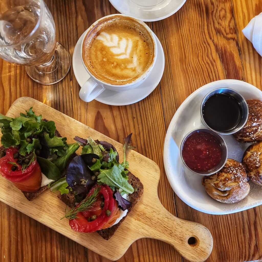 photo of brunch at the norwegian restaurant