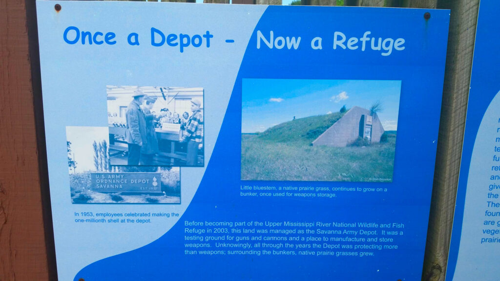 photo of sign about the savanna army depot